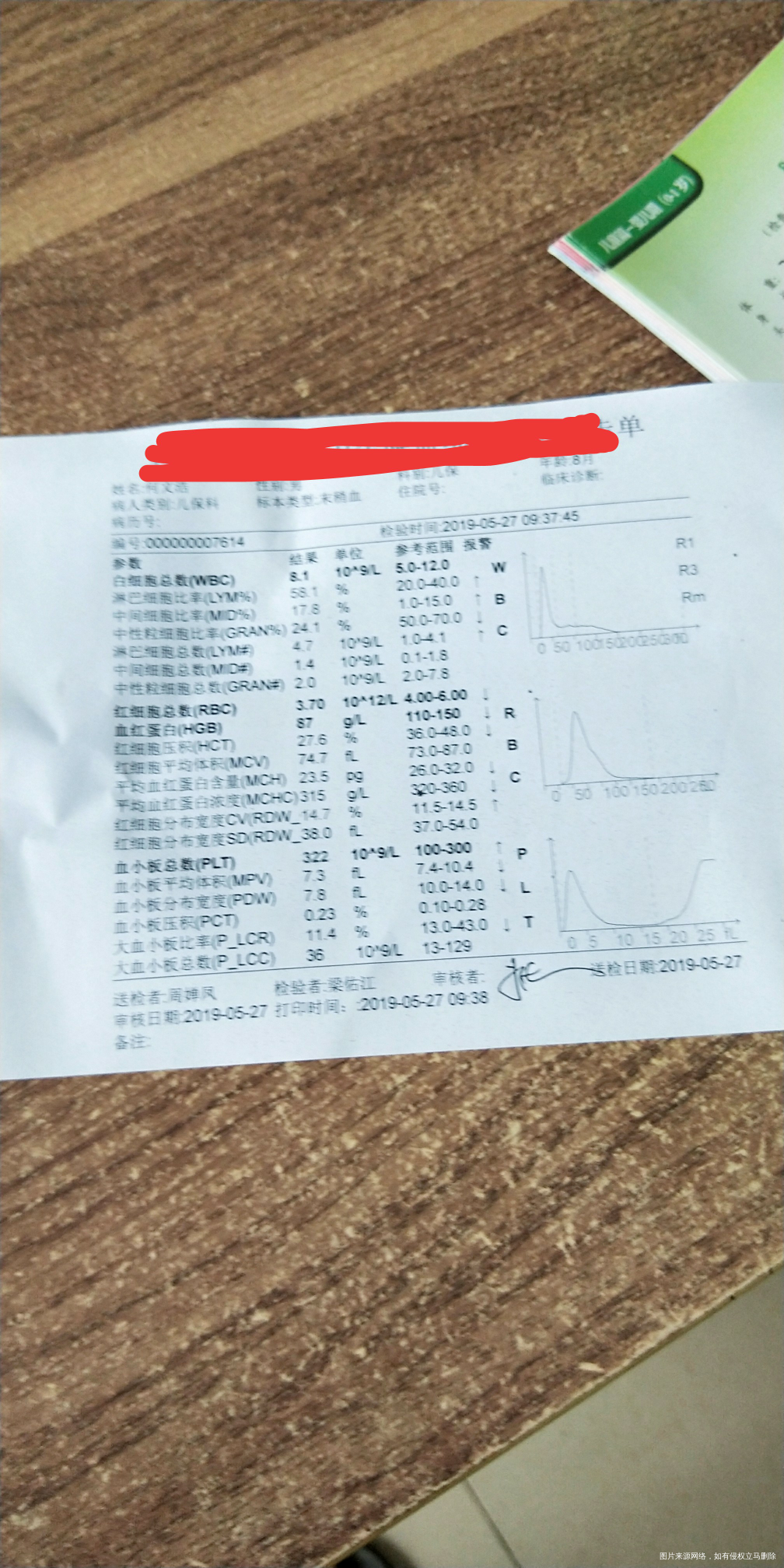 关于8个月宝宝贫血指标的探讨